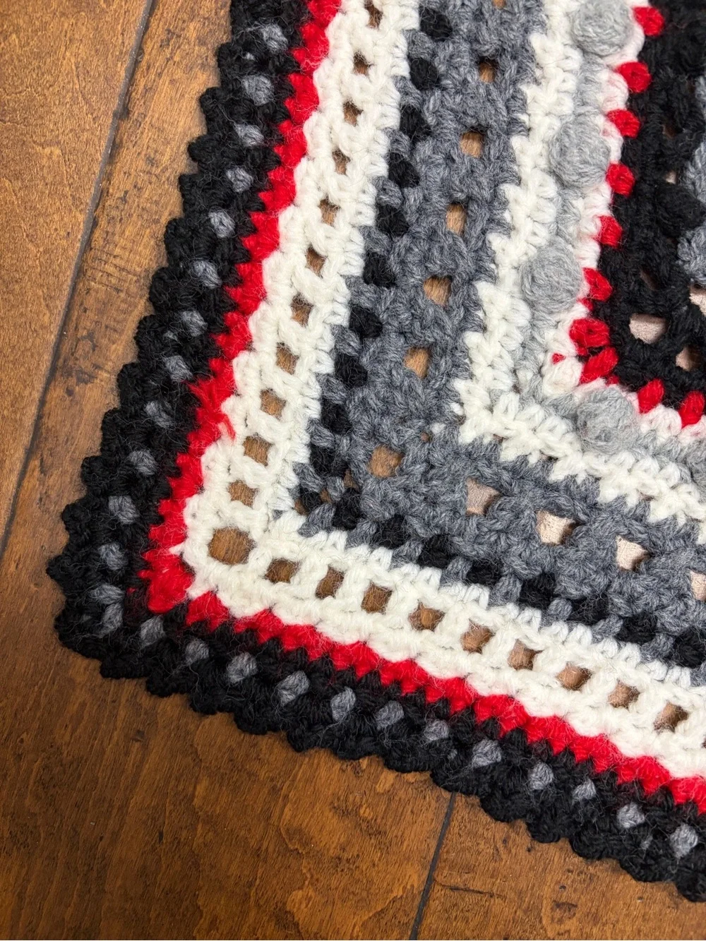 Handmade Crocheted Log Cabin Afghan